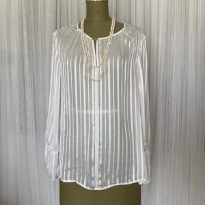 DKNY sheer blouse